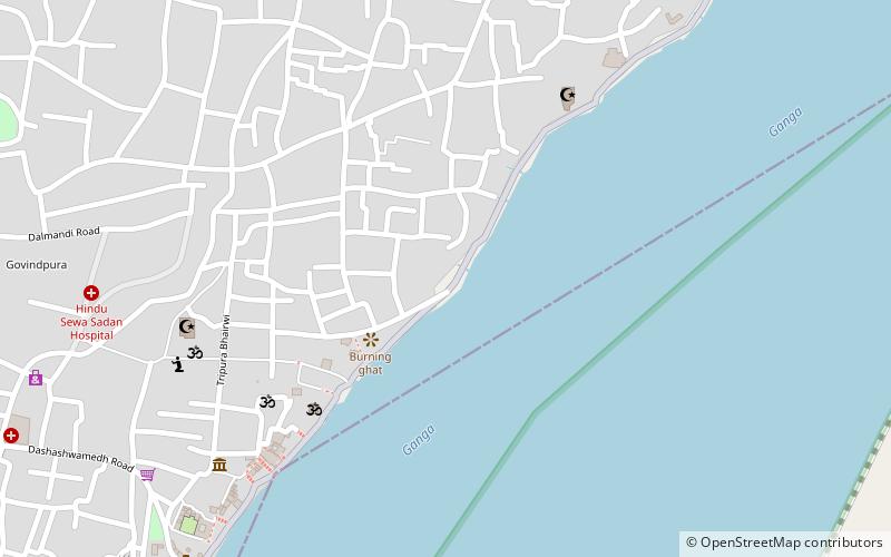 sankata devi mandir waranasi location map