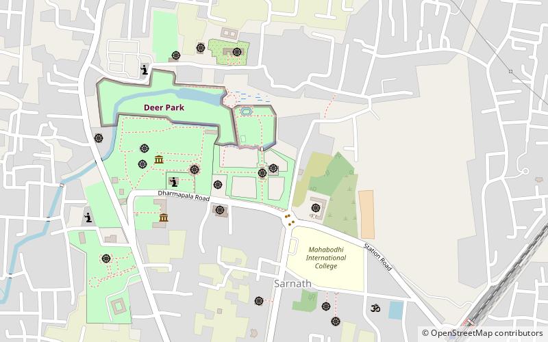 bodhi tree varanasi location map