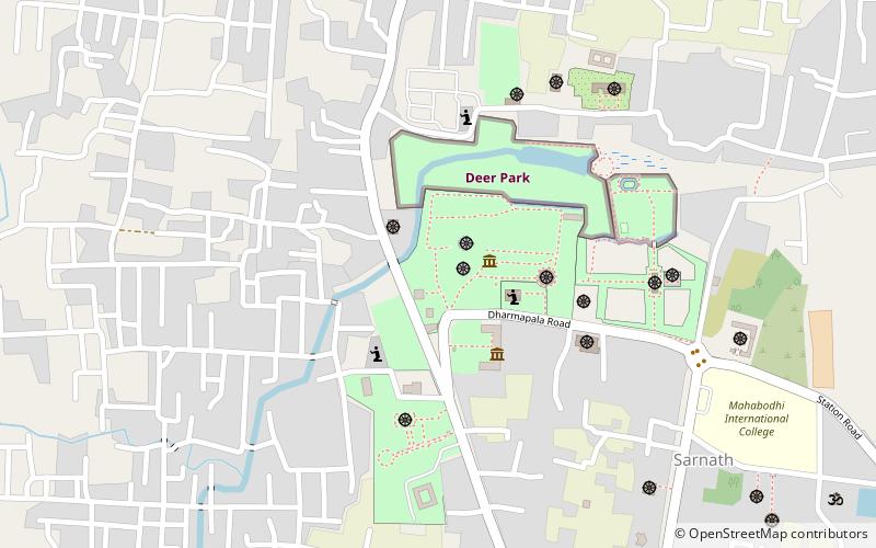 ashoka pillar varanasi location map