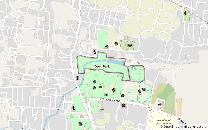 deer park varanasi location map