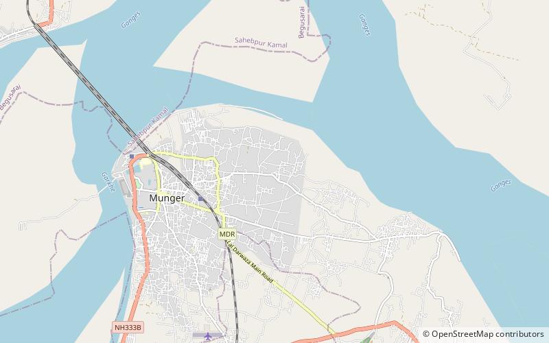 chandika sthan munger location map