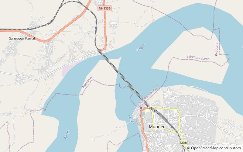 Munger Ganga Bridge location map