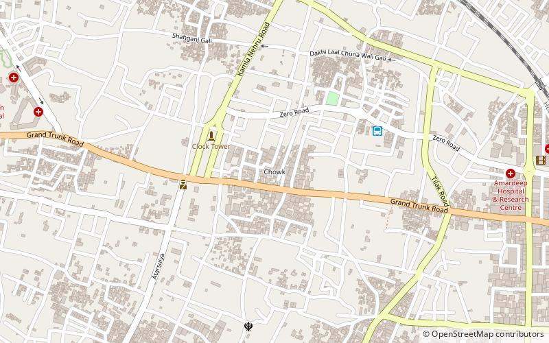 chowk allahabad location map