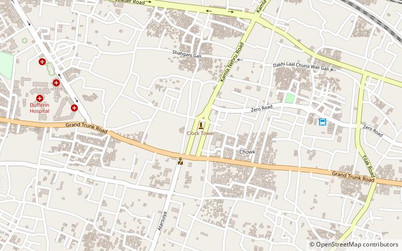 allahabad clock tower location map