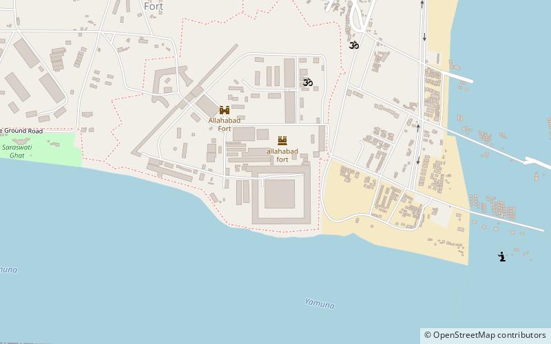 Allahabad Fort location map