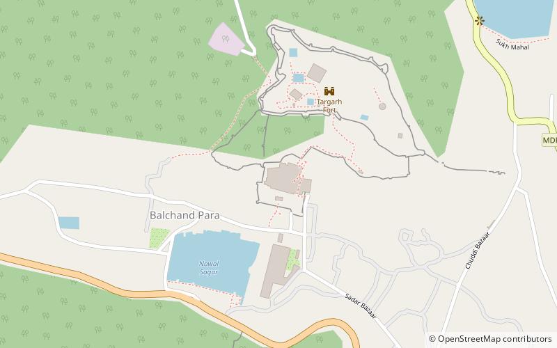 Bundi Palace location map
