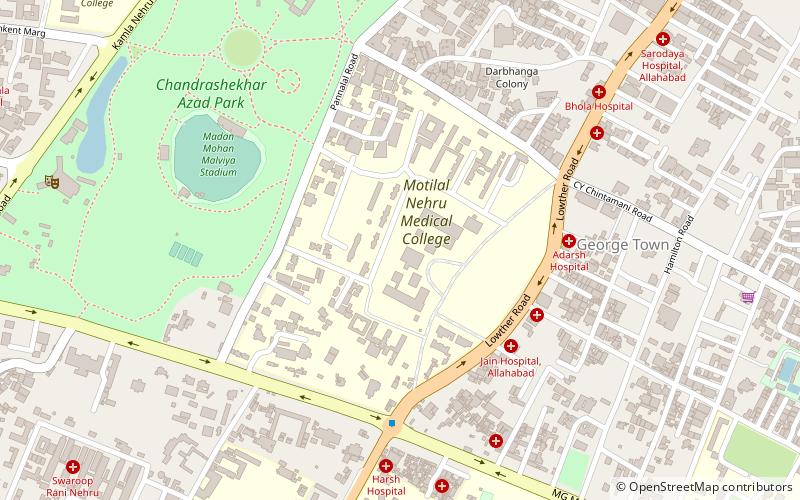 Motilal Nehru Medical College location map