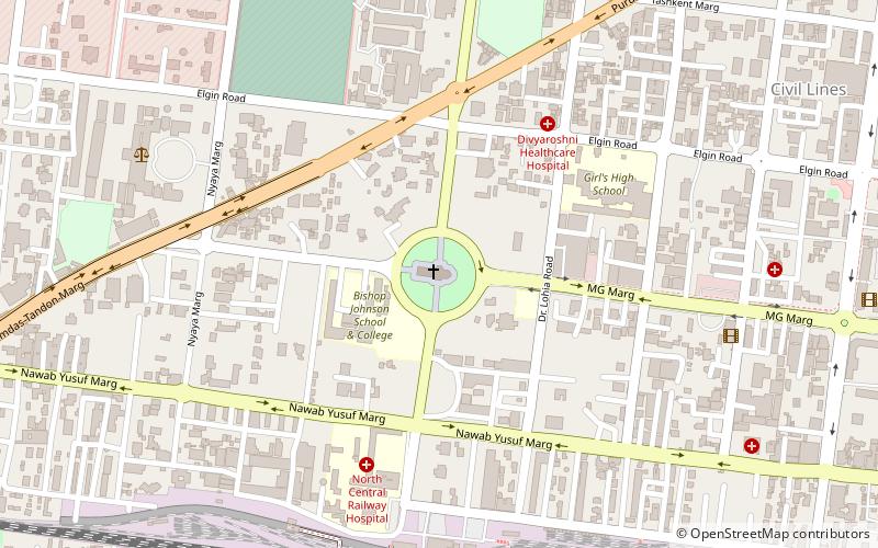 All Saints Cathedral location map