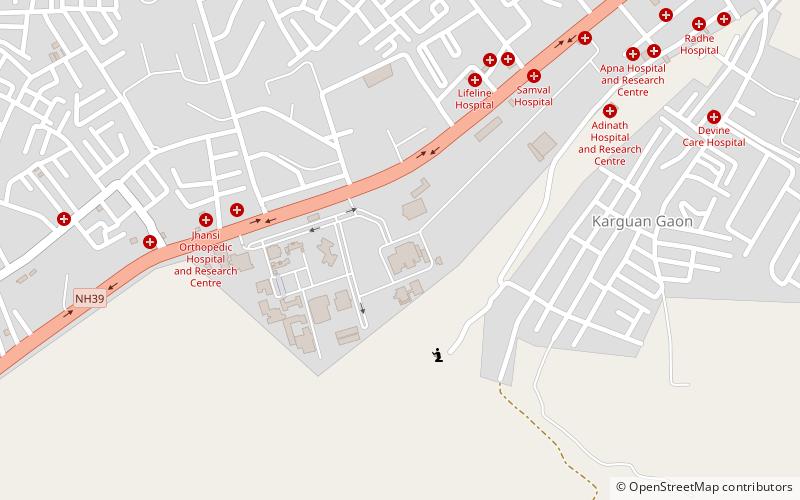 Bundelkhand University location map