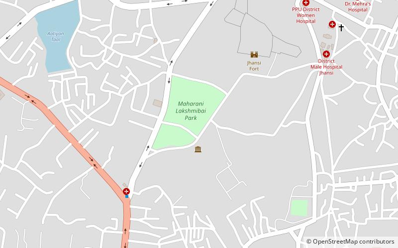 government museum jhansi location map
