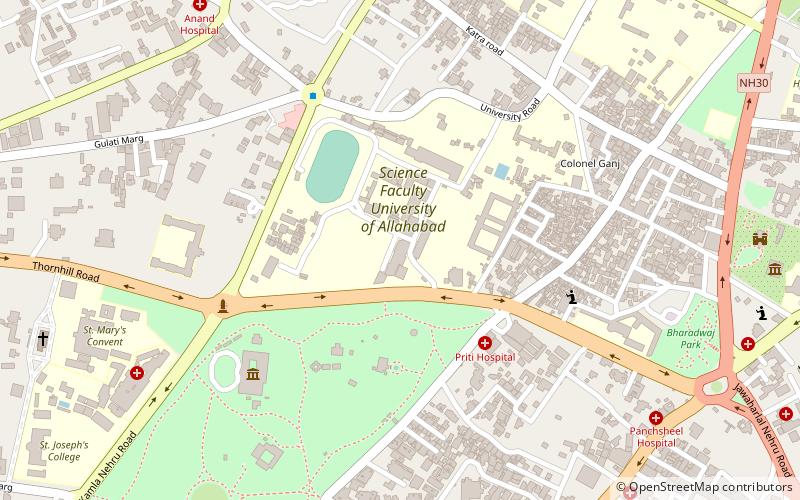 J. K. Institute of Applied Physics and Technology location map