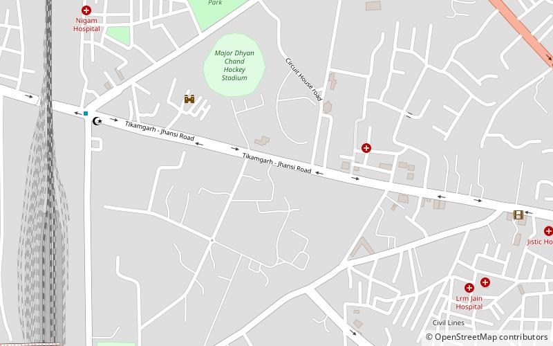 jhansi division location map
