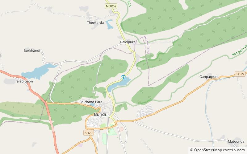 the ummaid bagh resort bundi location map