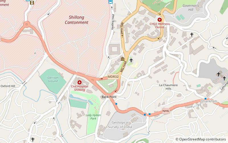 martin luther christian university shillong location map