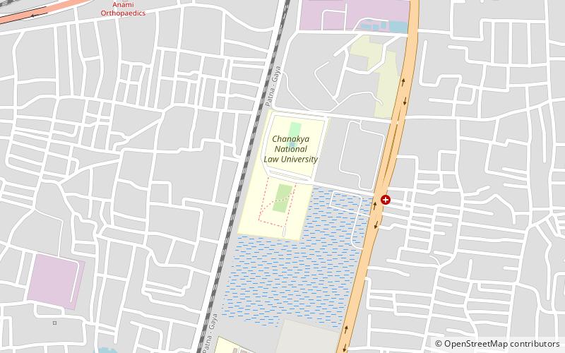 Chanakya National Law University location map