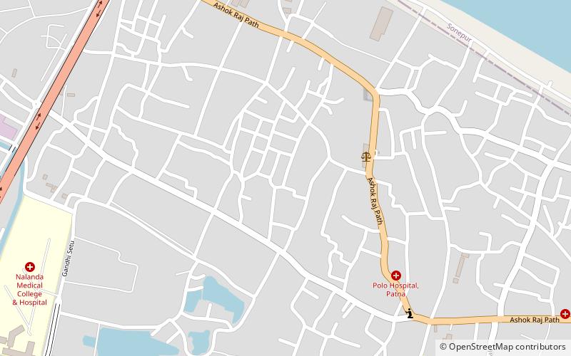 aami mandir patna location map