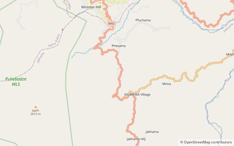 kisama heritage village kohima location map