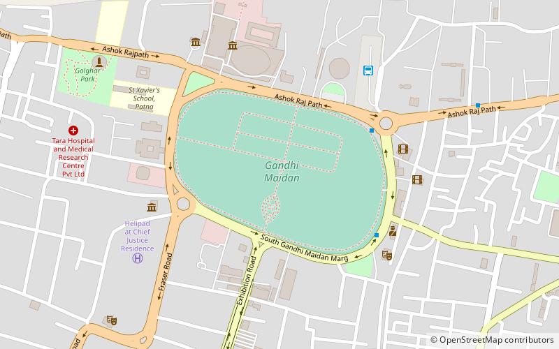 Gandhi Maidan Marg location map