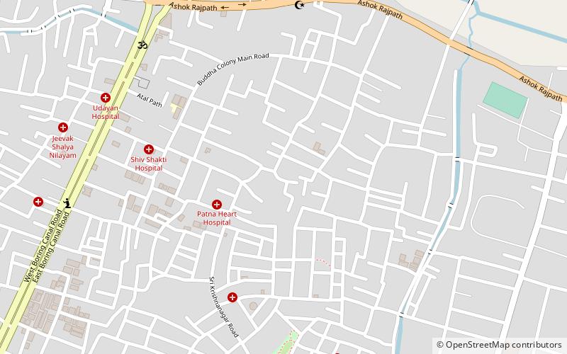 buddha colony patna location map