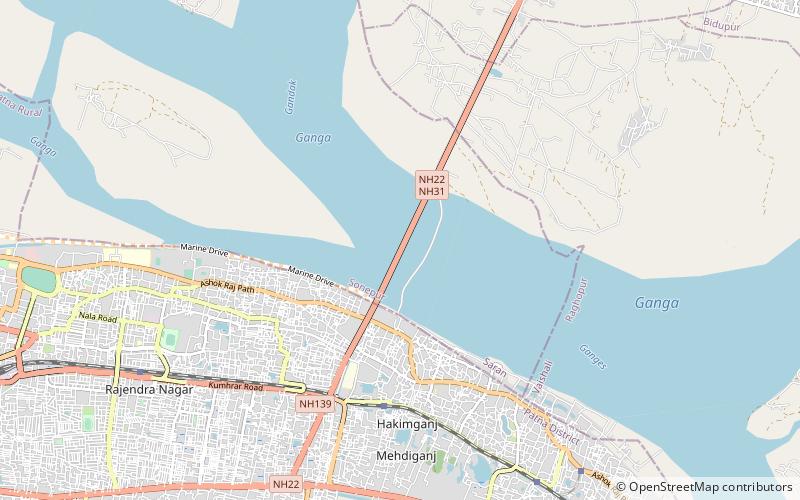 Mahatma Gandhi Setu location map