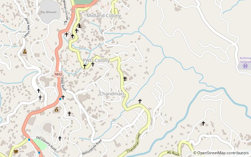 kohima lotha baptist church location map