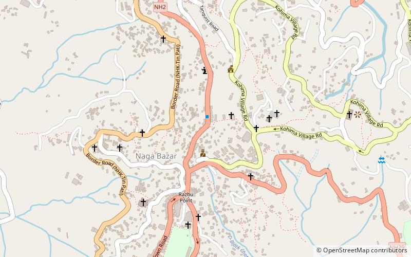 Dzukou Valley location map