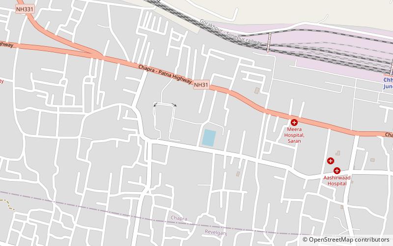 rajendra college chhapra location map