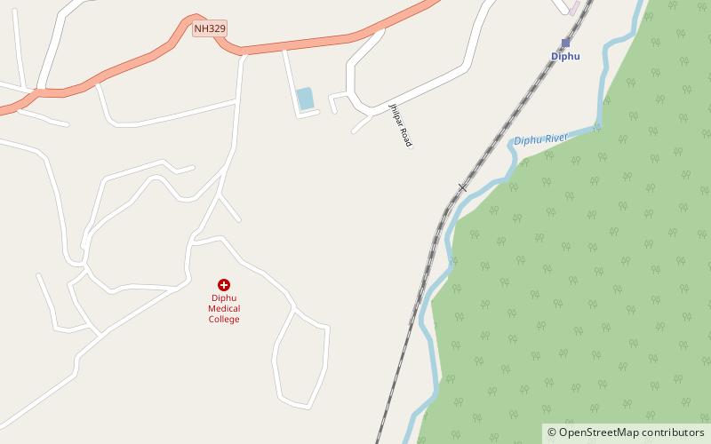 Diphu location map