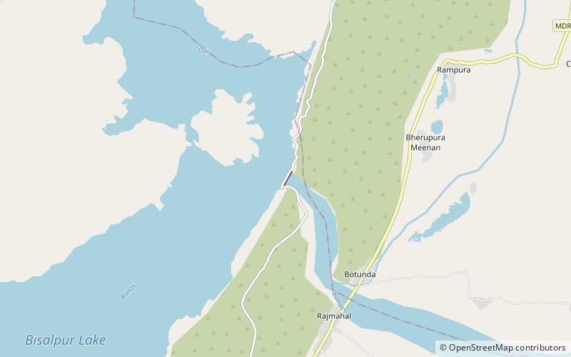 Bisalpur Dam location map