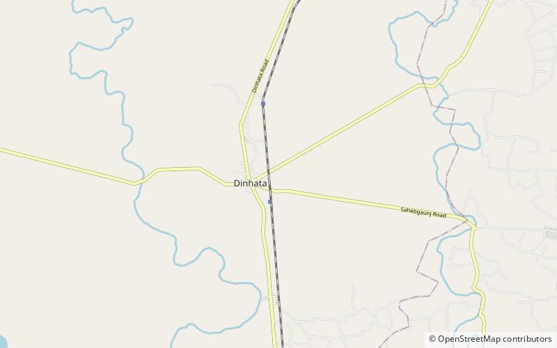 Dinhata subdivision location map