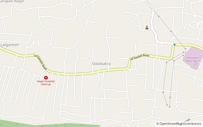 odalbakra guwahati location map