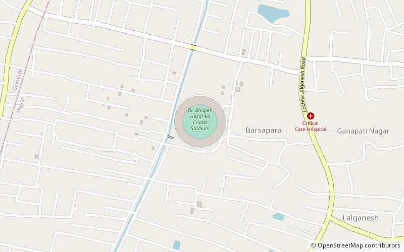 Dr. Bhupen Hazarika Cricket Stadium location map