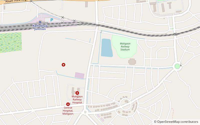 Maligaon location map