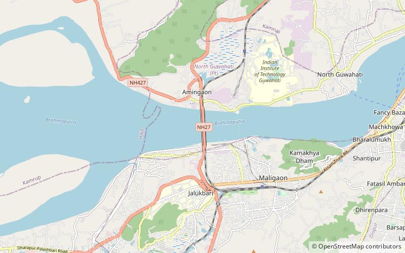 New Saraighat Bridge location map