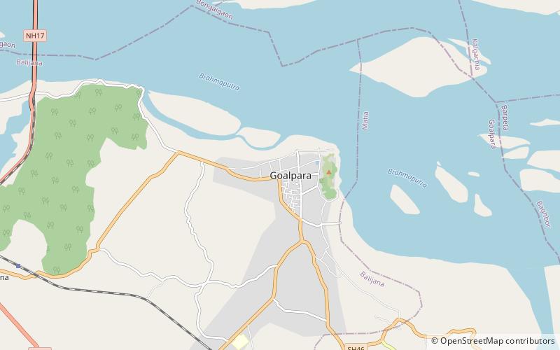 Goalpara location map
