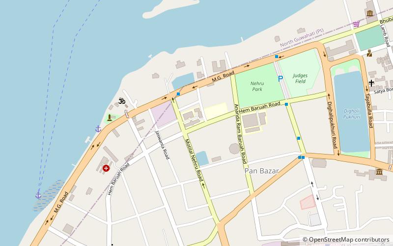 rangia college guwahati location map