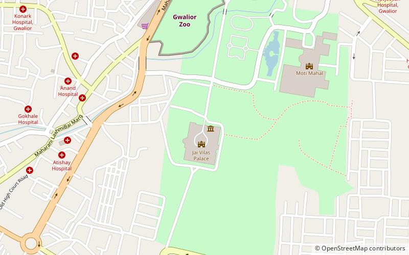 hh maharaja sir jiwajirao scindia museum gwalior location map