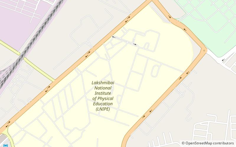 Lakshmibai National University of Physical Education location map