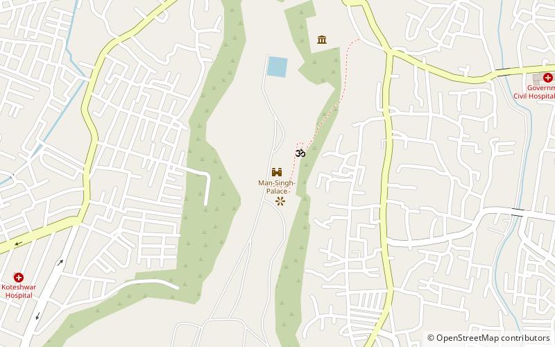 man singh palace gwalior location map