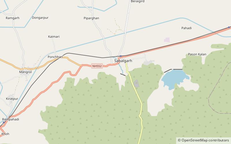 Sabalgarh Fort location map