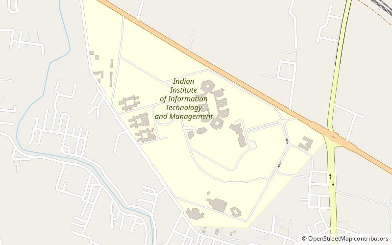 Atal Bihari Vajpayee Indian Institute of Information Technology and Management location map