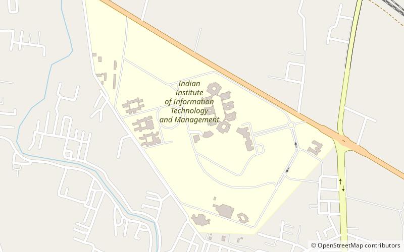 Indian Institute of Information Technology and Management location map