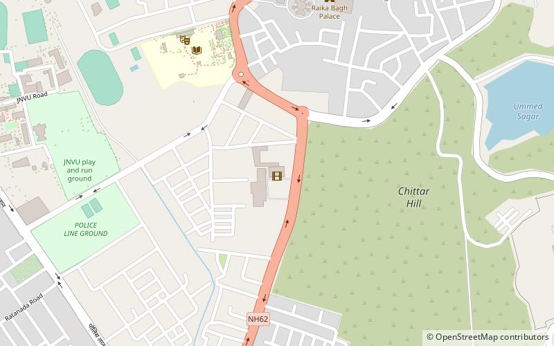 blue city mall jodhpur location map