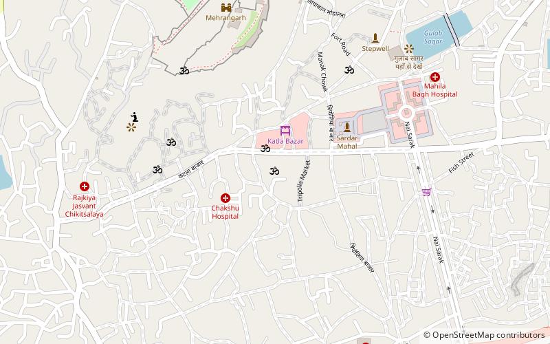 kunj bihari ji temple jodhpur location map