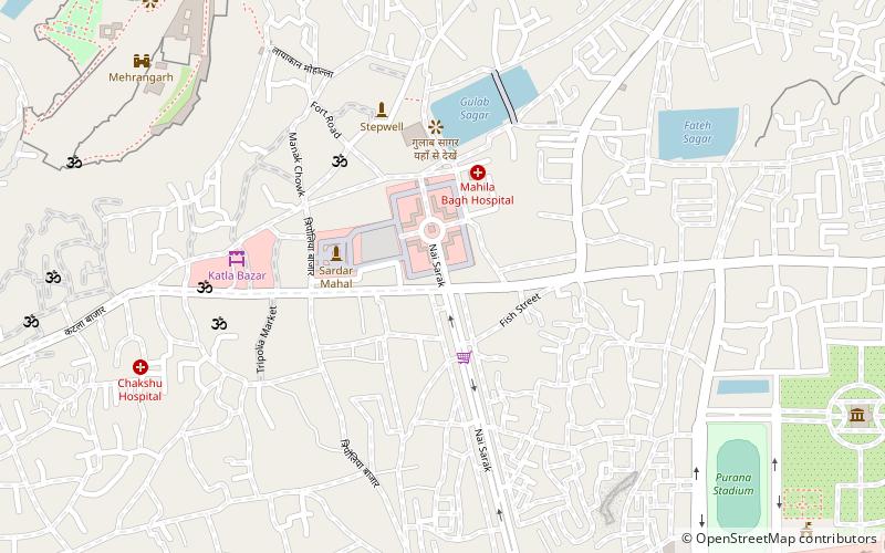 sardar market jodhpur location map