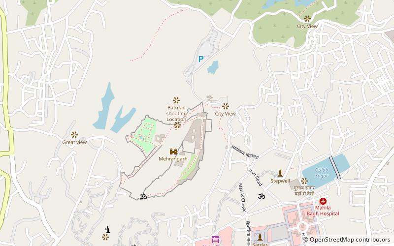 phool mahal jodhpur location map