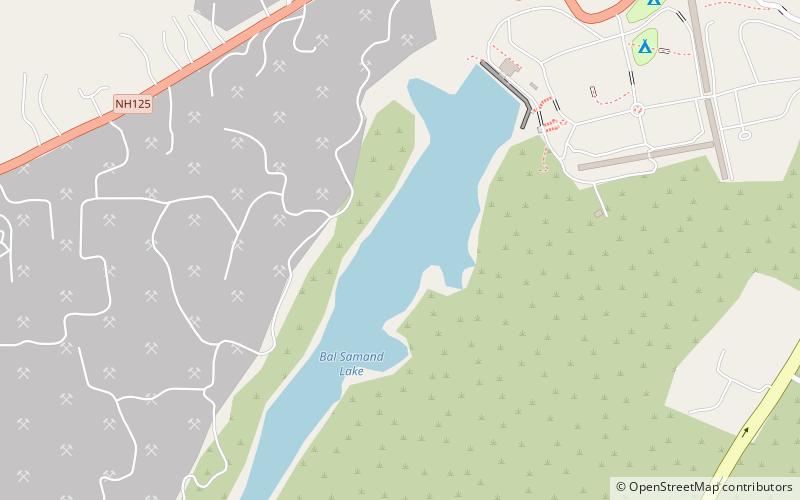 Balsamand Lake location map