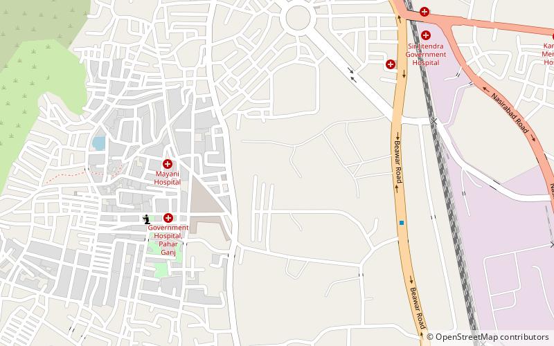 government college ajmer location map