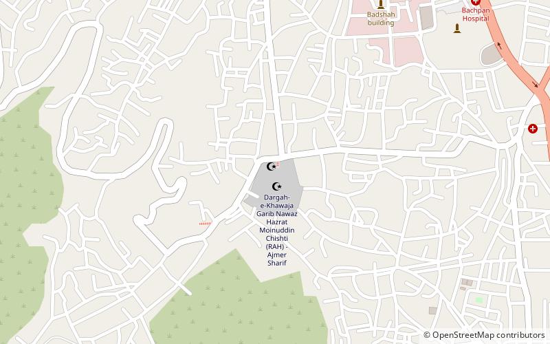 Ajmer Khwaja Garib Nawaz location map