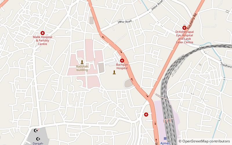 akbars palace museum ajmer location map